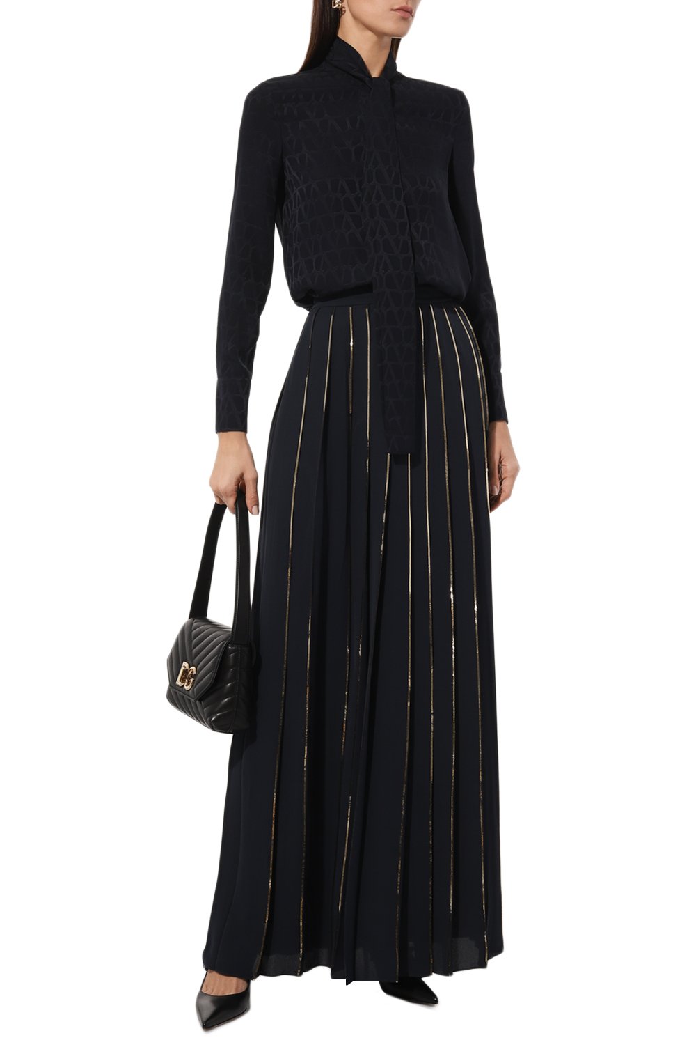 Шелковая блузка VALENTINO, арт. 5B3AB5T77TK, фото 2