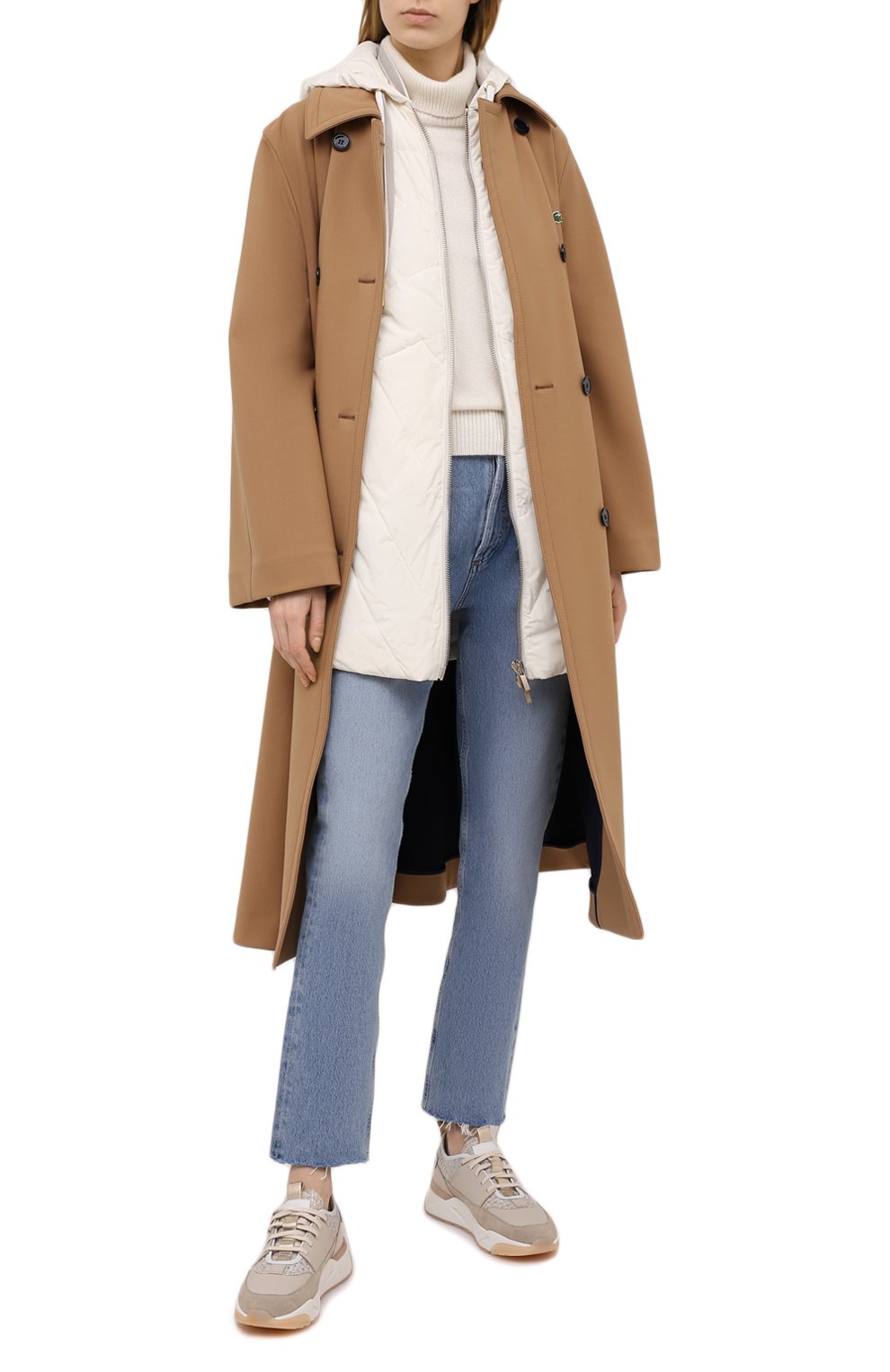 Жилет LORENA ANTONIAZZI бежевого цвета по цене 78850 руб., арт. P2109PI012/3374, фото 2 Жилет LORENA ANTONIAZZI, арт. P2109PI012/3374, фото 2