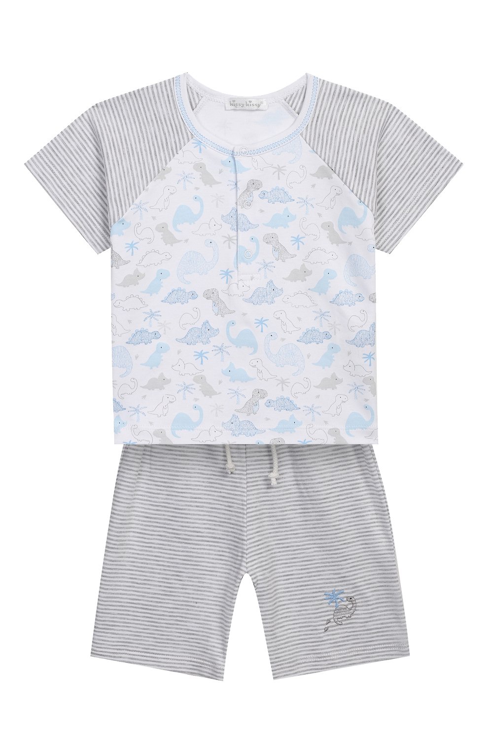 Комплект из хлопковой футболки и шорт KISSY KISSY, арт. KBZ01170I, фото 1