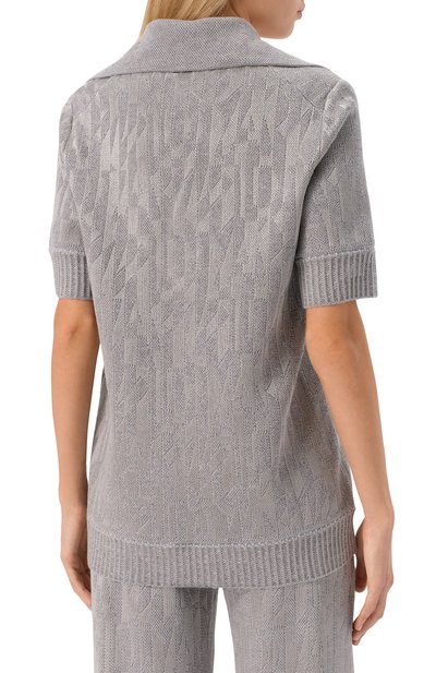 Поло из шерсти и вискозы AND THE BRAND, арт. W26-PL011-1202-901, фото 4