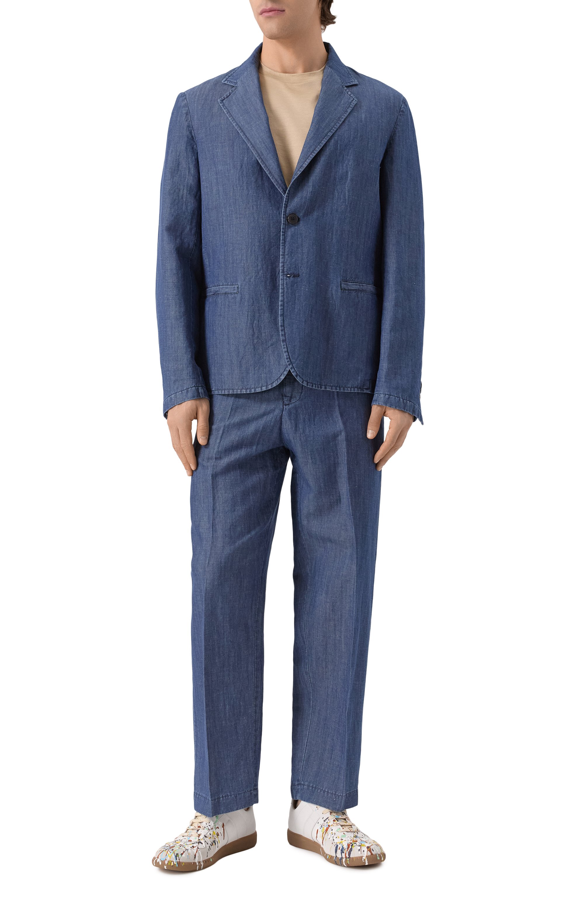 Пиджак из хлопка и льна INLINUM, арт. JAC0B, фото 3