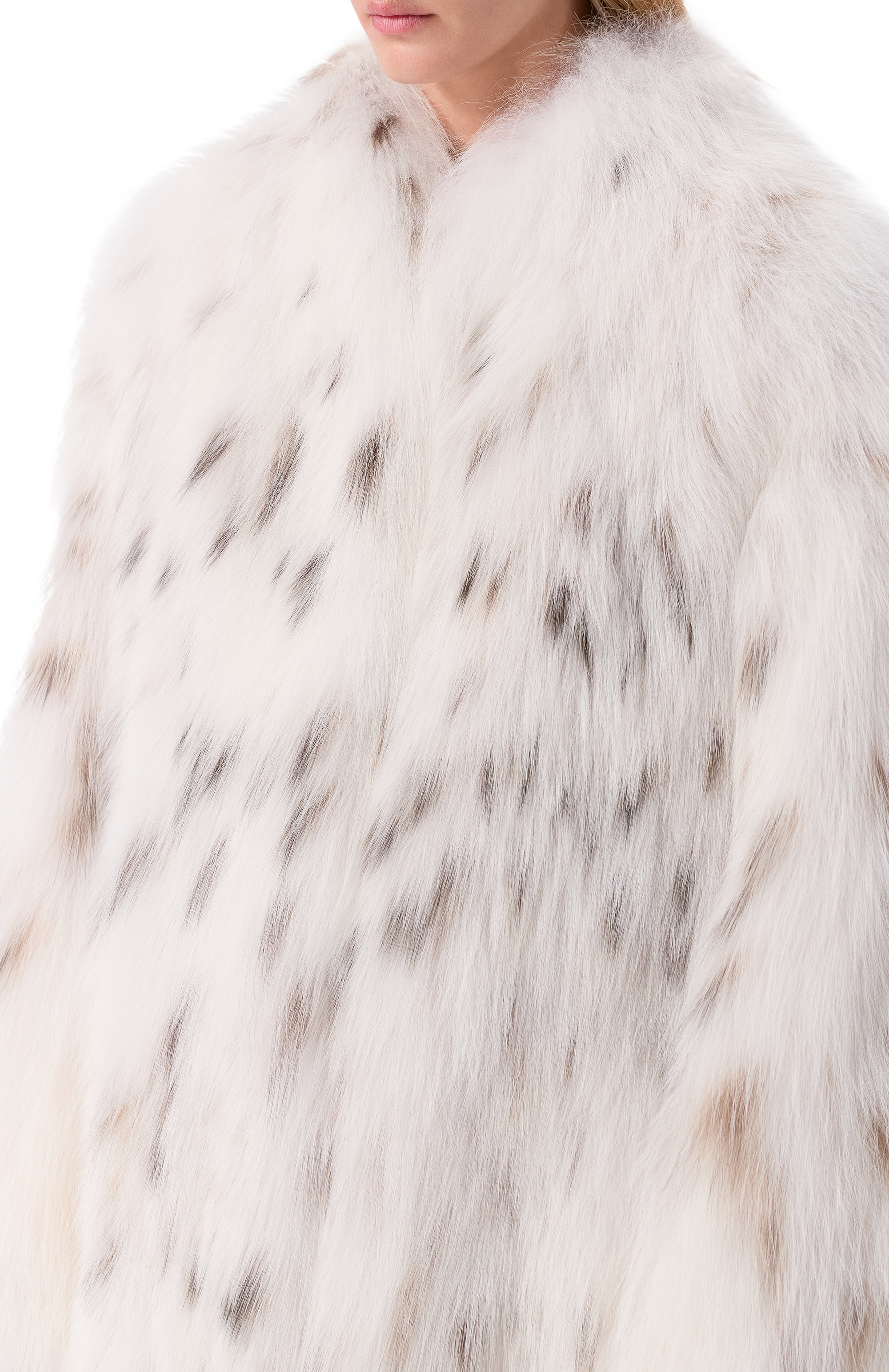 Шуба из рыси РУССКИЙ МЕХ белого цвета по цене 16000000 руб., арт. 55 РМ, фото 5 Шуба из рыси РУССКИЙ МЕХ, арт. 55 РМ, фото 5