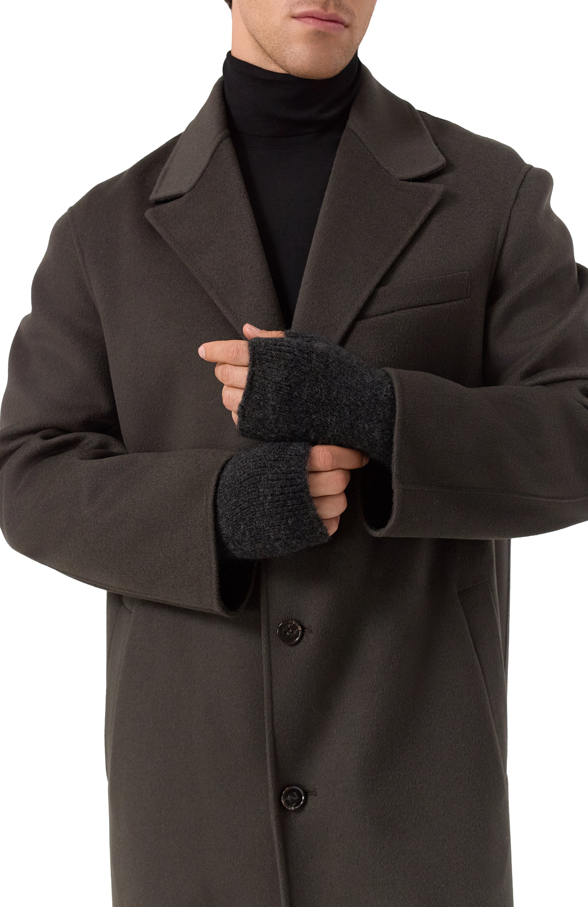 Шерстяные митенки ISABEL BENENATO, арт. GK44F25, фото 2