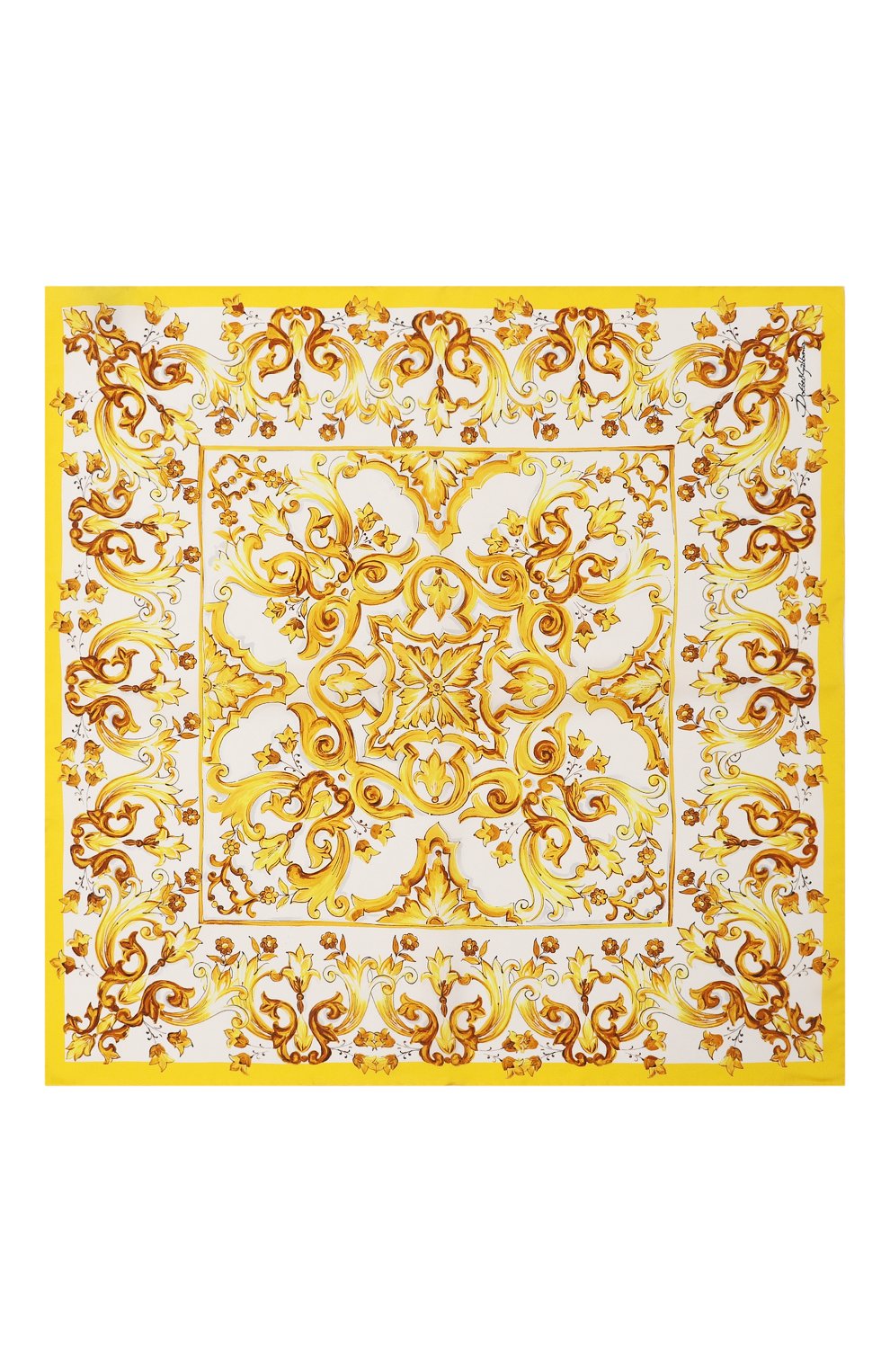 Шелковый платок DOLCE & GABBANA, арт. FN092R/GDA0Y, фото 4