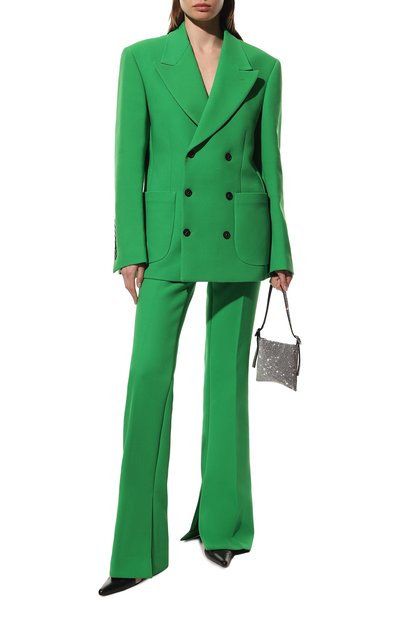 Жакет JACOB LEE зеленого цвета по цене 156500 руб., арт. WWB08622AG, фото 2 Жакет JACOB LEE, арт. WWB08622AG, фото 2