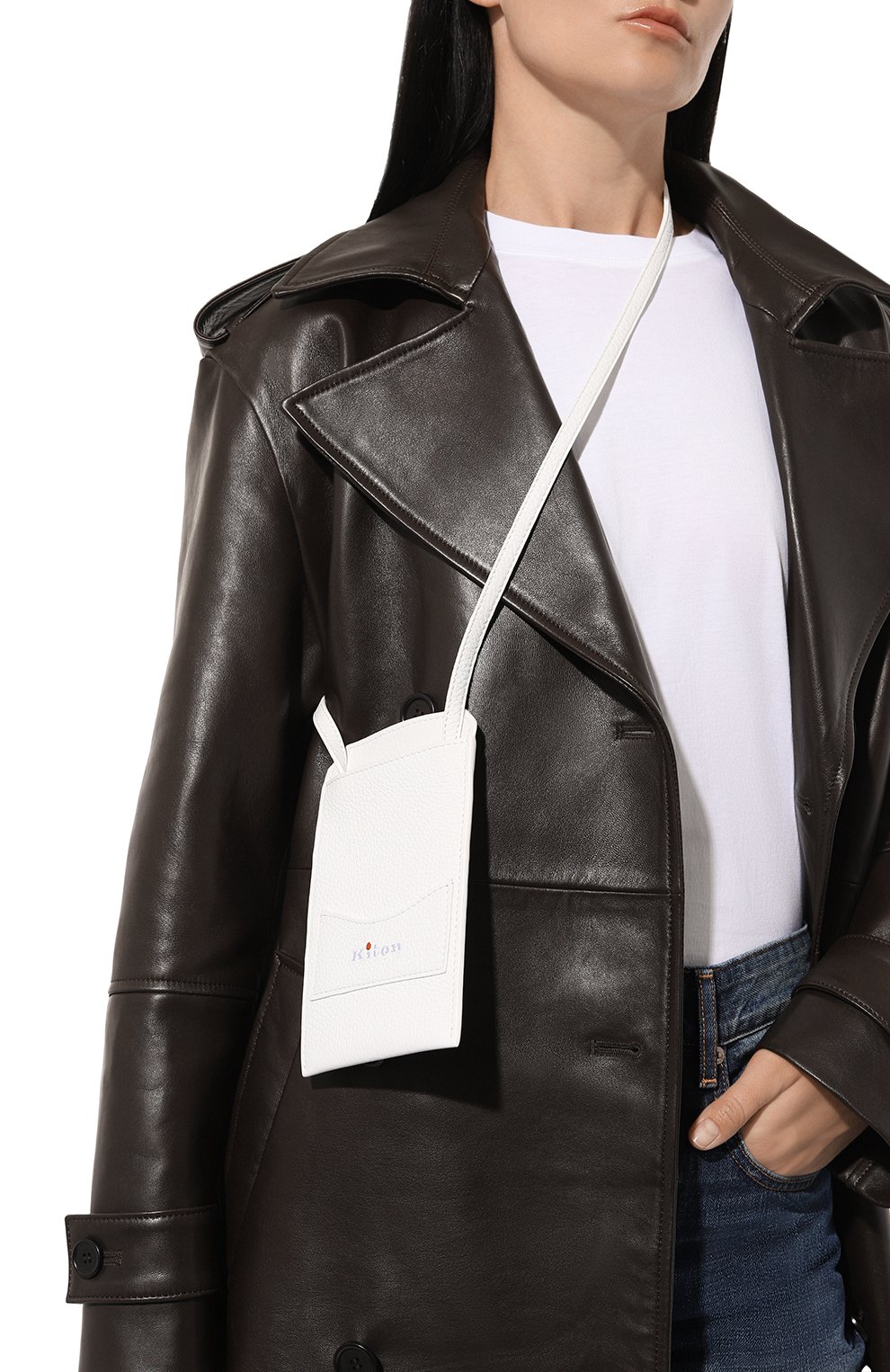 Кожаный чехол для iphone KITON, арт. DKAPN00739, фото 2