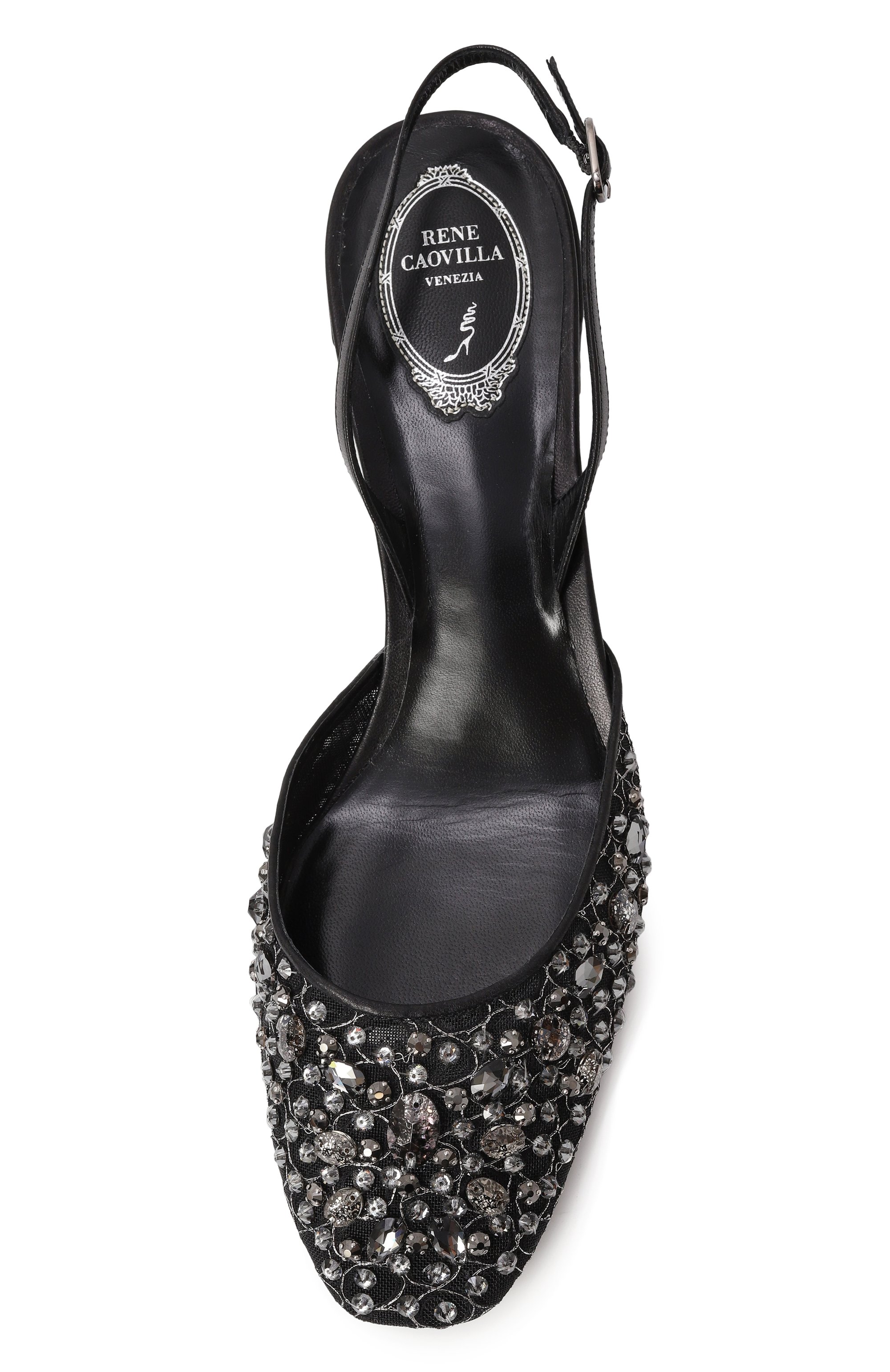 Текстильные туфли cinderella 40 RENE CAOVILLA, арт. C11909-040/PN01, ф�ото 6