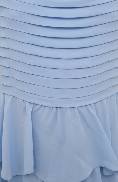 Шелковое платье CELINE голубого цвета по цене 336500 руб., арт. 2R981856C, фото 5 Шелковое платье CELINE, арт. 2R981856C, фото 5