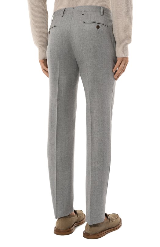 Шерстяные брюки Corneliani 945B01-9418111 Серый  945B01-9418111 Фото 4