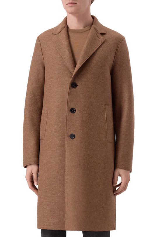 Шерстяное пальто Harris Wharf London CE9123MLK Бежевый  CE9123MLK Фото 3