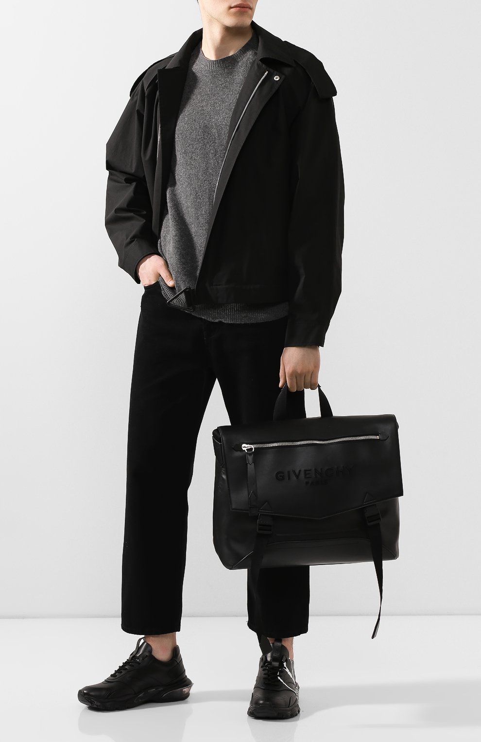 Кожаный портфель downtown GIVENCHY, арт. BK5066K0SJ, фото 2