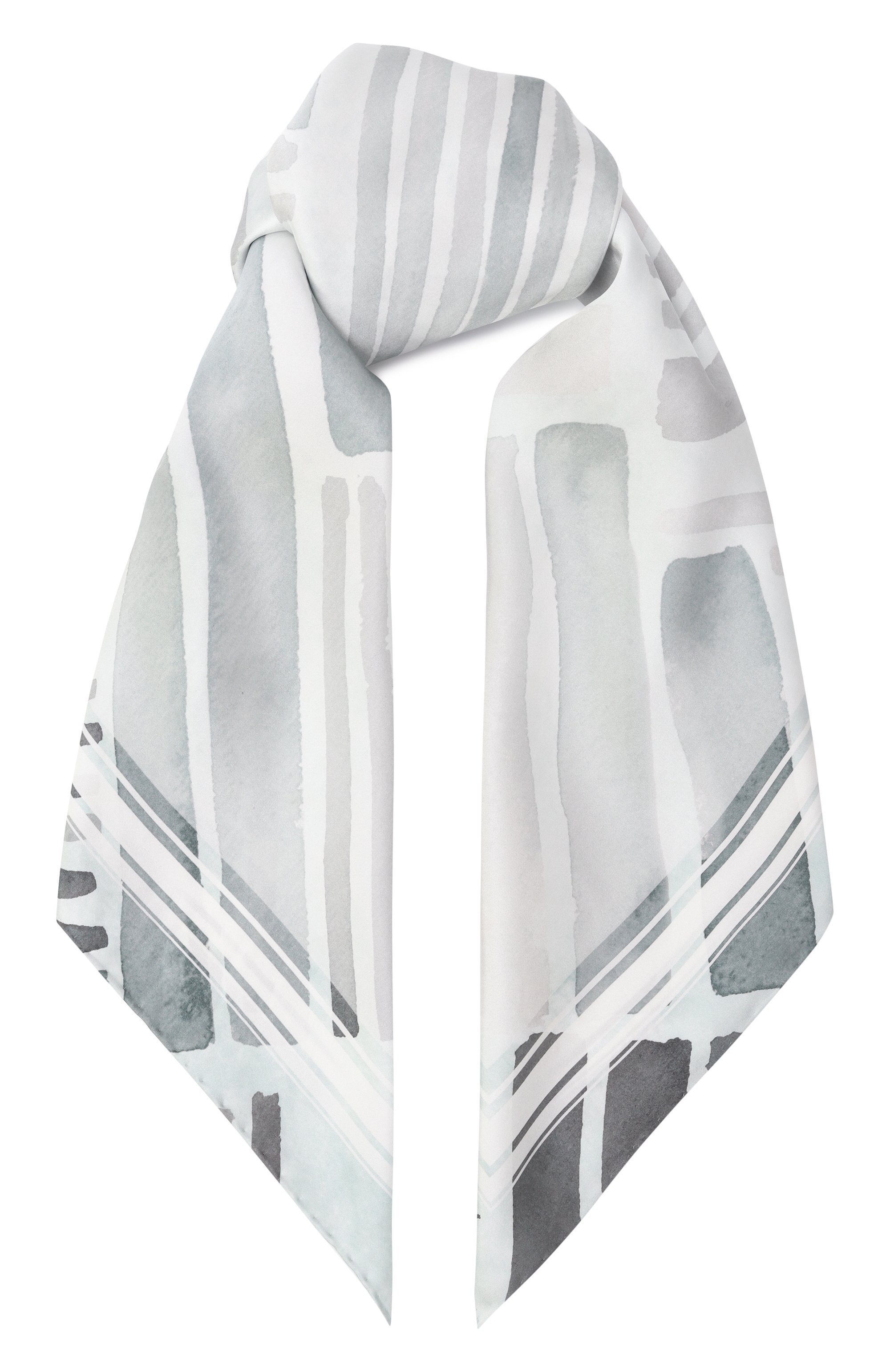 Шелковый платок KITON, арт. D53754K0942F05, фото 1