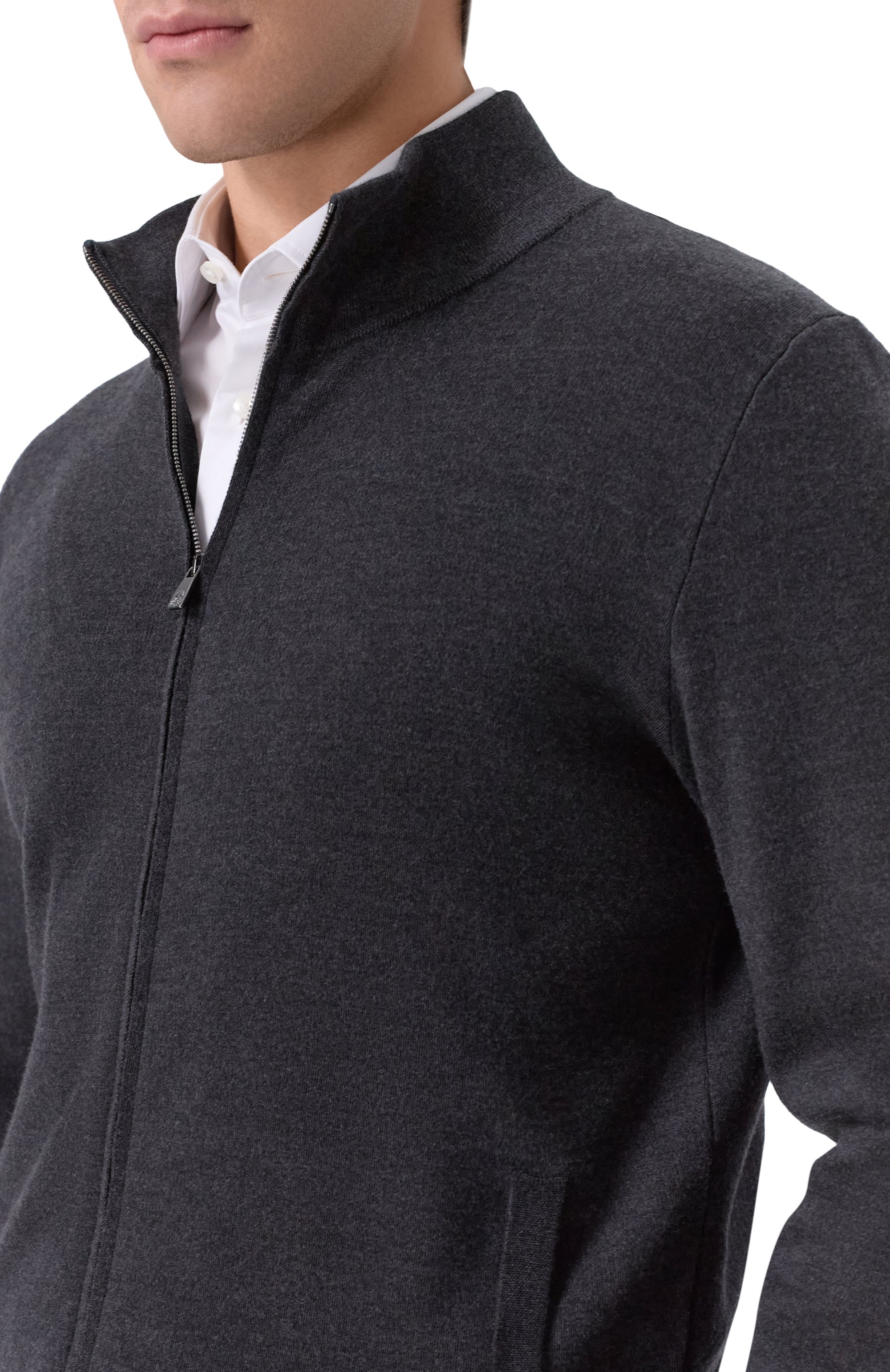 Шерстяной кардиган CORNELIANI, арт. 26M585-2625121, фото 5