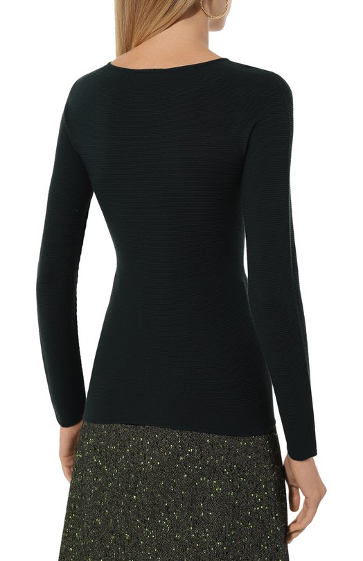 Топ из вискозы Giorgio Armani 8NAM31/AM05Z Зелёный  8NAM31/AM05Z Фото 4