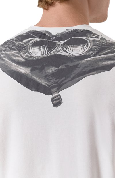 Хлопковая футболка C.P. COMPANY, арт. 18CMTS030A005100W, фото 5