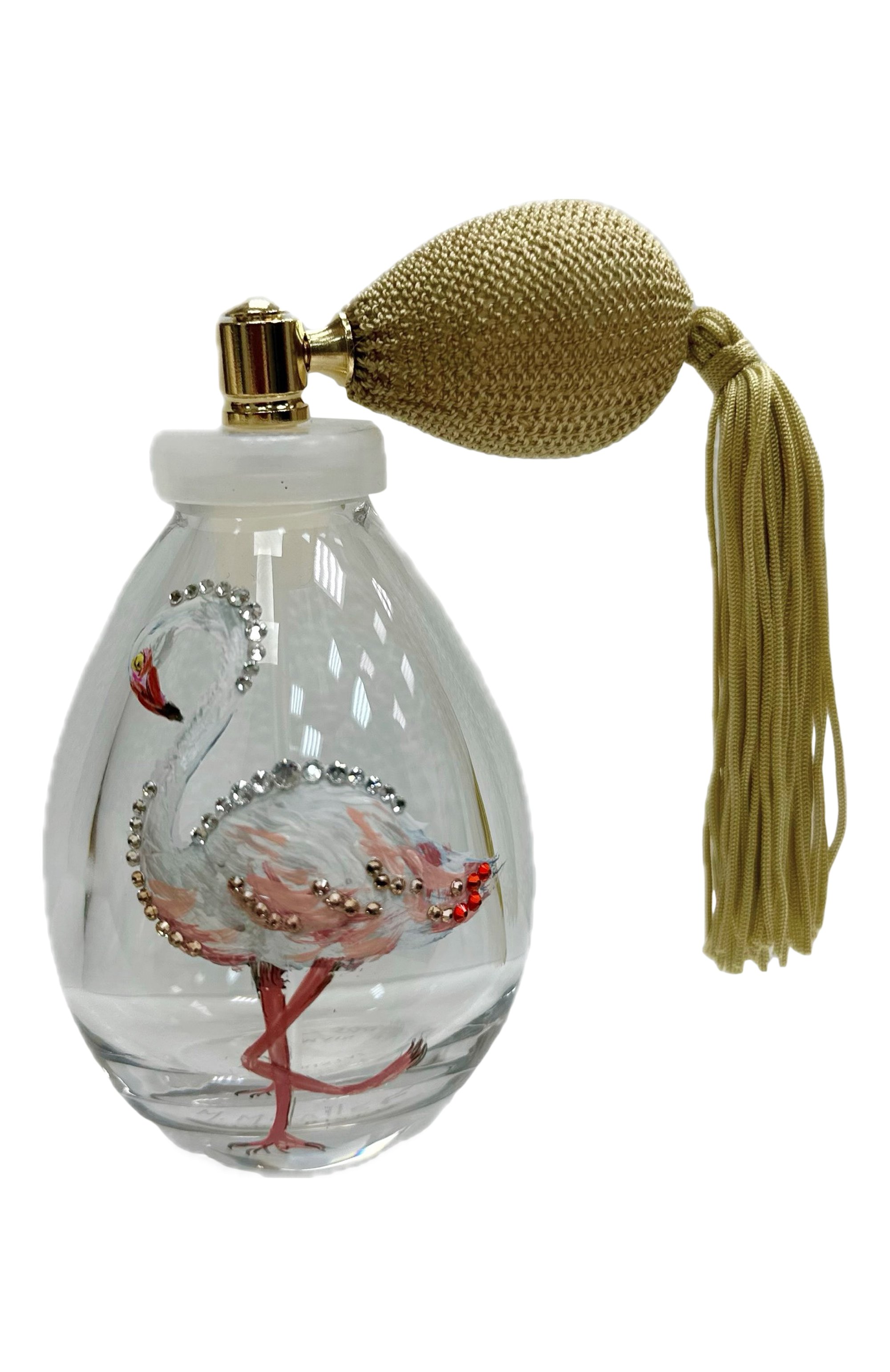 Хрустальный флакон «фламинго» (75ml) M. MICALLEF бесцветного цвета по цене 23500 руб., арт. 3760060771612, фото 1 Хрустальный флакон «фламинго» (75ml) M. MICALLEF, арт. 3760060771612, фото 1