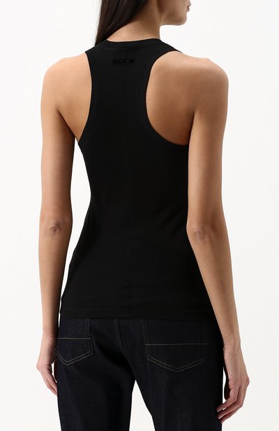 Приталенный шелковый топ с круглым вырезом TOM FORD, арт. 118TSJ199-FAX290, фото 4