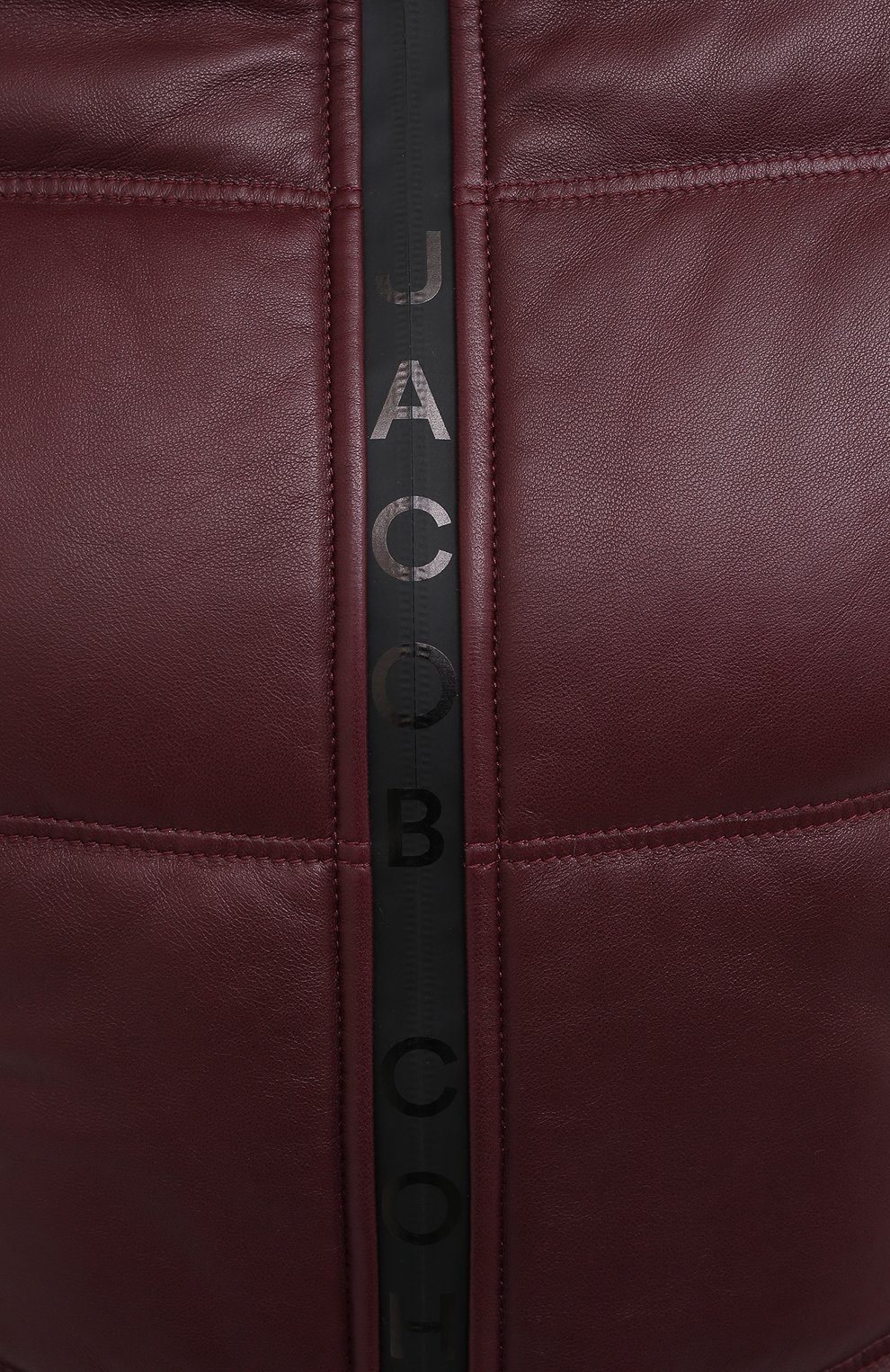 Кожаная куртка JACOB COHEN бордового цвета по цене 103000 руб., арт. J9120 P 02239-N/54, фото 5 Кожаная куртка JACOB COHEN, арт. J9120 P 02239-N/54, фото 5
