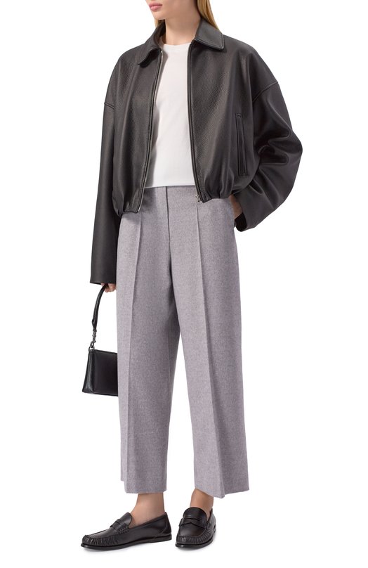 Шерстяные брюки Max Mara Studio MARENG0 Серый  MARENG0 Фото 2