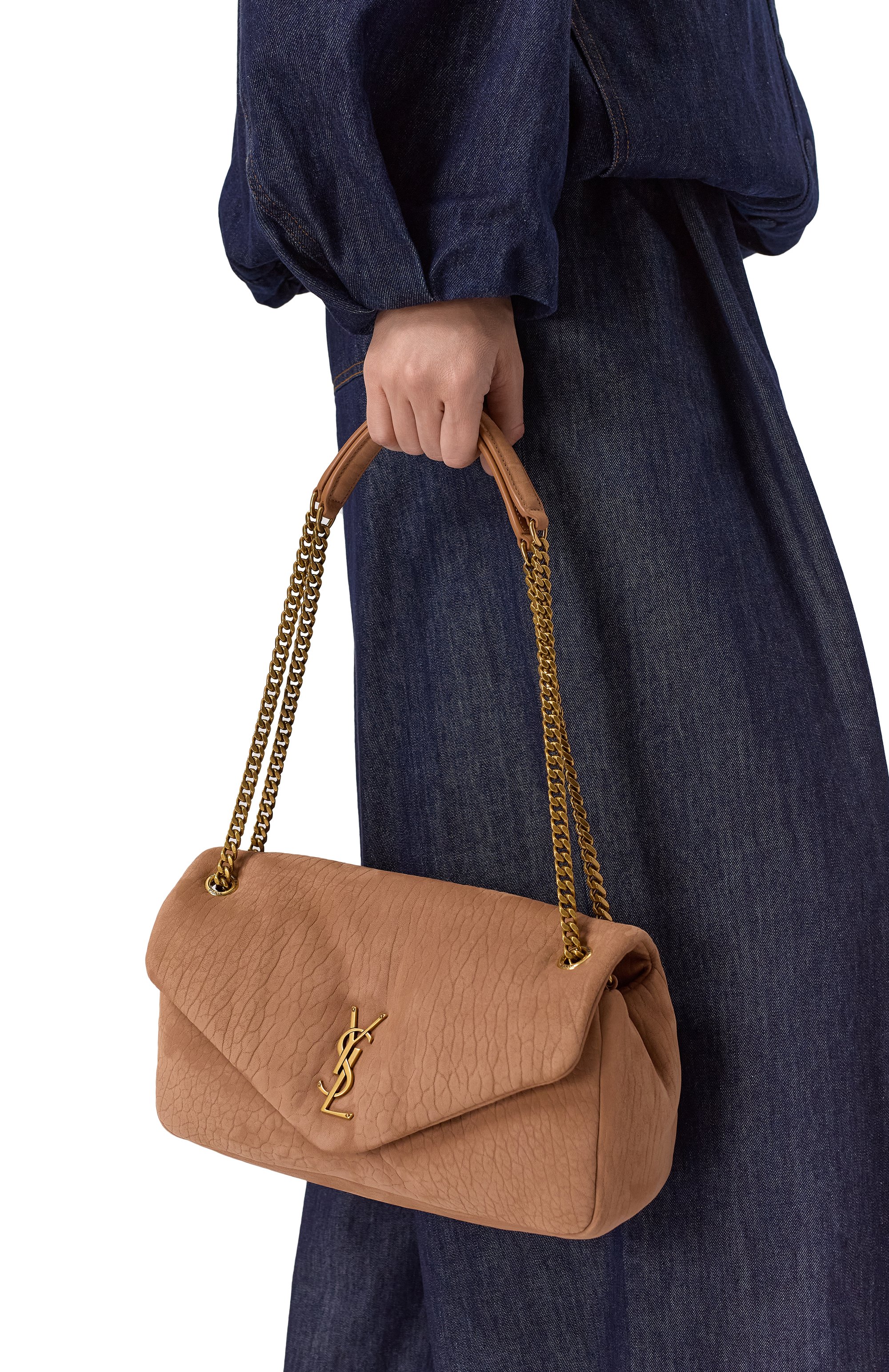 Сумка calypso medium SAINT LAURENT, арт. 800916/AAEEL, фото 2