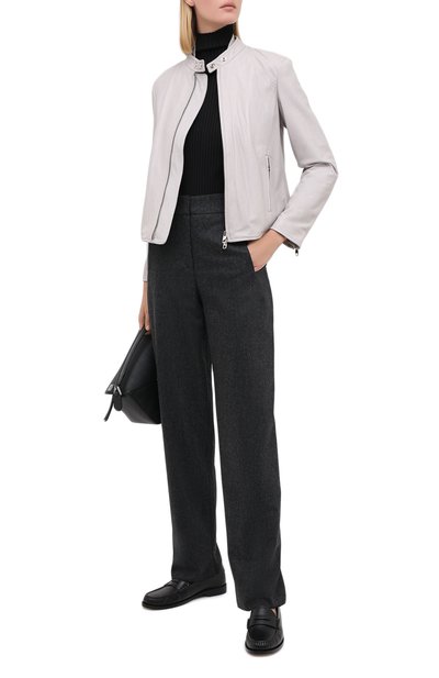Кожаная куртка EMPORIO ARMANI, арт. 9NB04P/92P21, фото 2