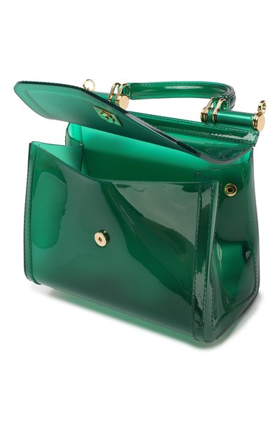 Сумка sicily small DOLCE & GABBANA зеленого цвета по цене 93850 руб., арт. BB6760/AA261, фото 4 Сумка sicily small DOLCE & GABBANA, арт. BB6760/AA261, фото 4