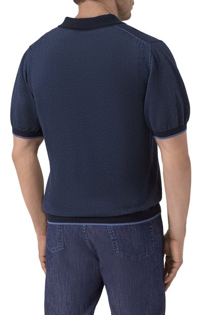 Хлопковое поло CANALI, арт. C0127B/MK02265, фото 4