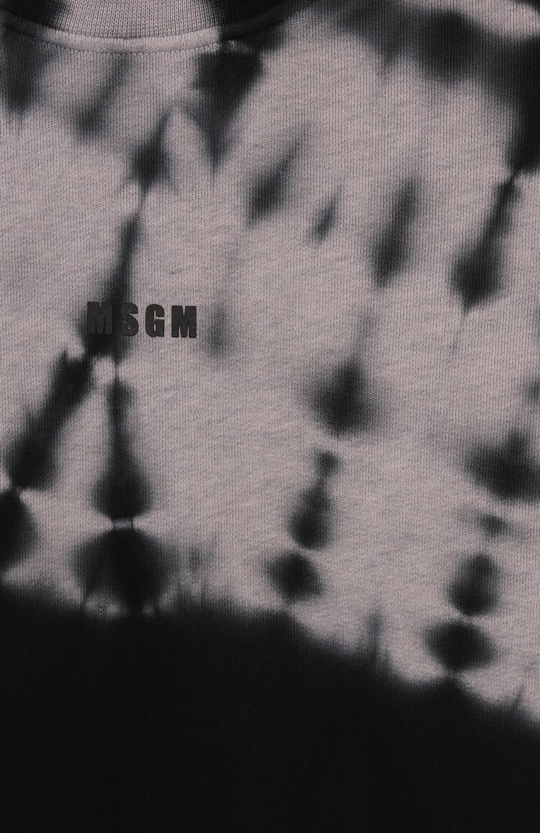 Хлопковый свитшот MSGM KIDS, арт. S5MSJBSW044, фото 1