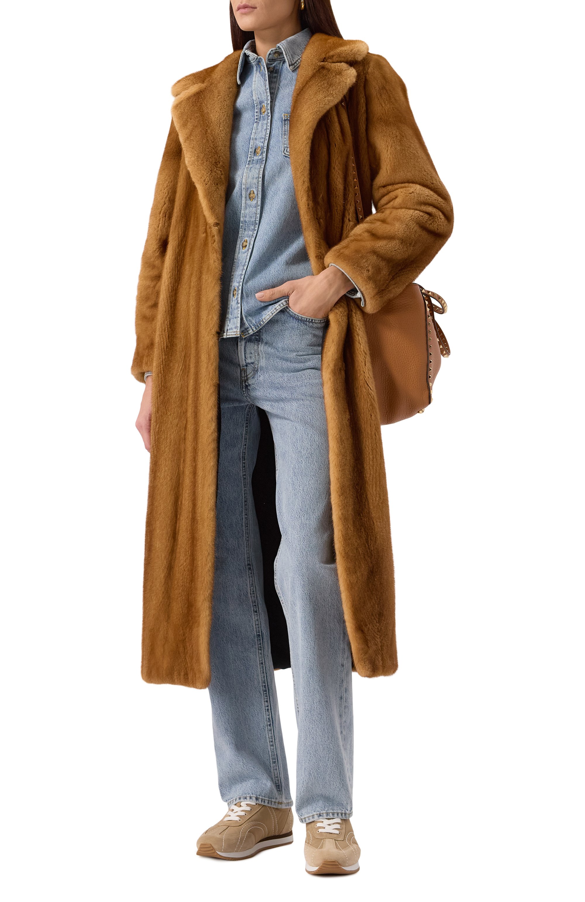 Шуба из меха норки GIULIA GURMAN, арт. J102G42, фото 2