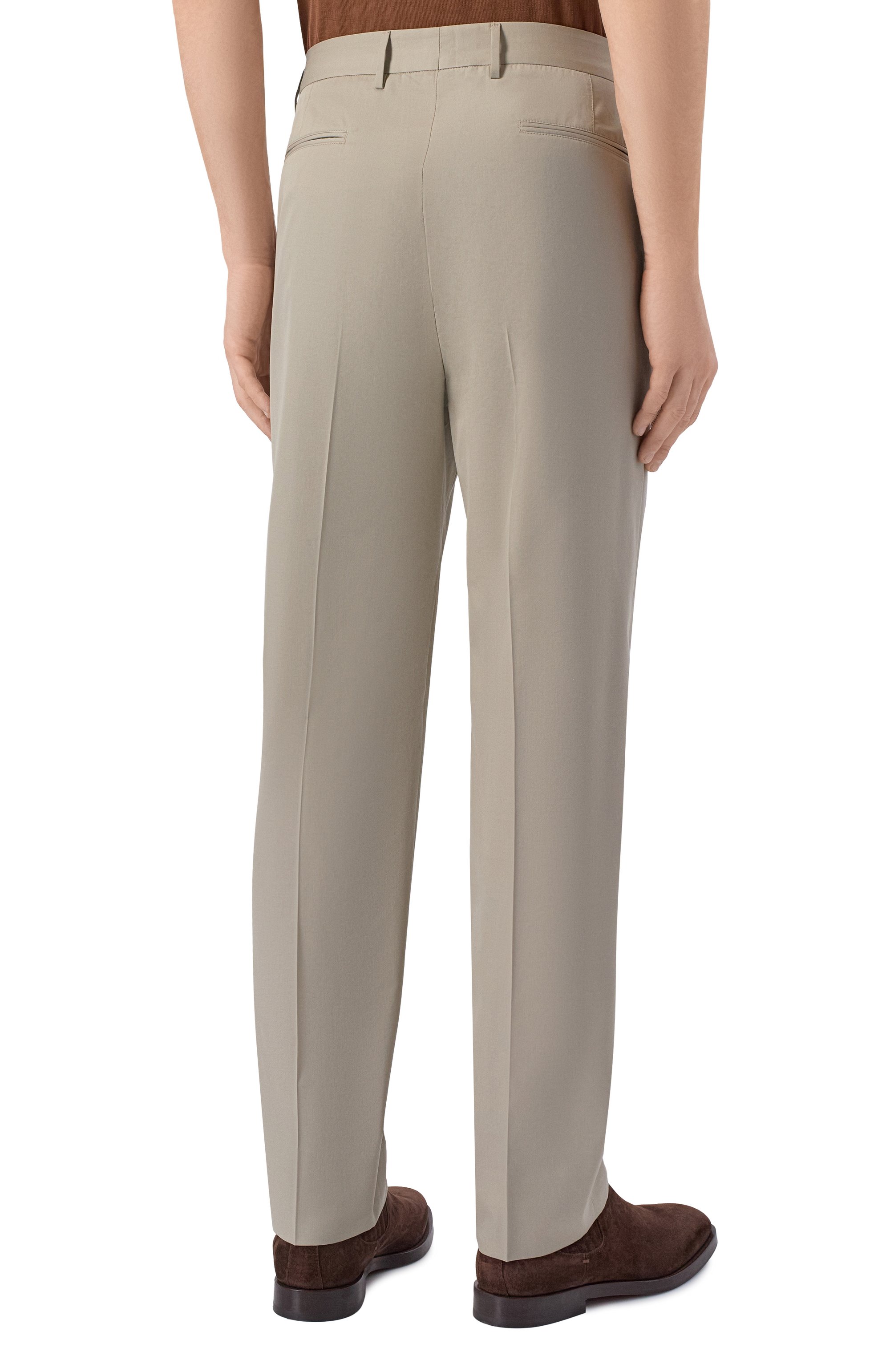 Брюки из хлопка и шерсти CORNELIANI, арт. 274559/2714112, фото 4