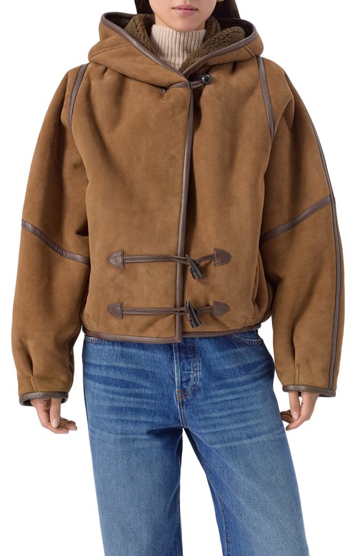 Дубленка из овчины Isabel Marant 24H/MA0296FA-B4A01I Коричневый  24H/MA0296FA-B4A01I Фото 3