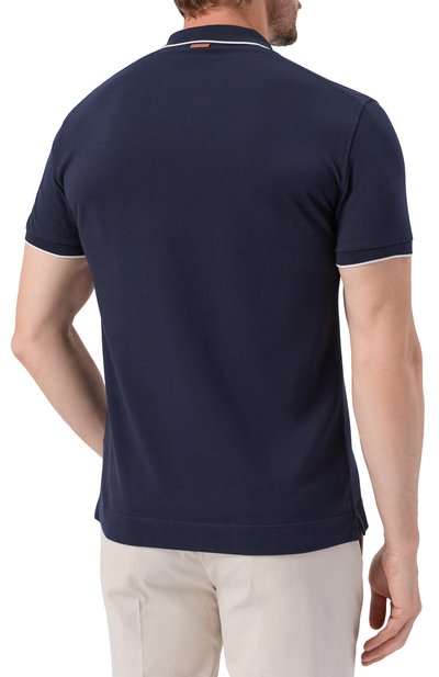 Хлопковое поло ZEGNA, арт. B746/RE7358A5, фото 4