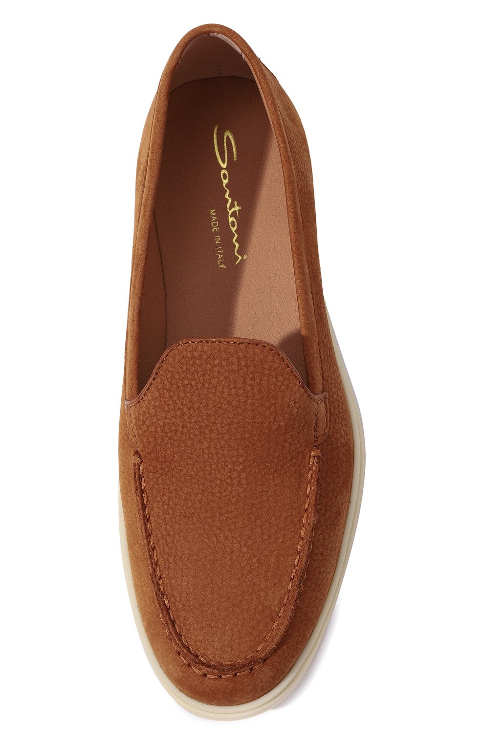 Лоферы из нубука yalta SANTONI, арт. WUYA58856TISNSV9, фото 6