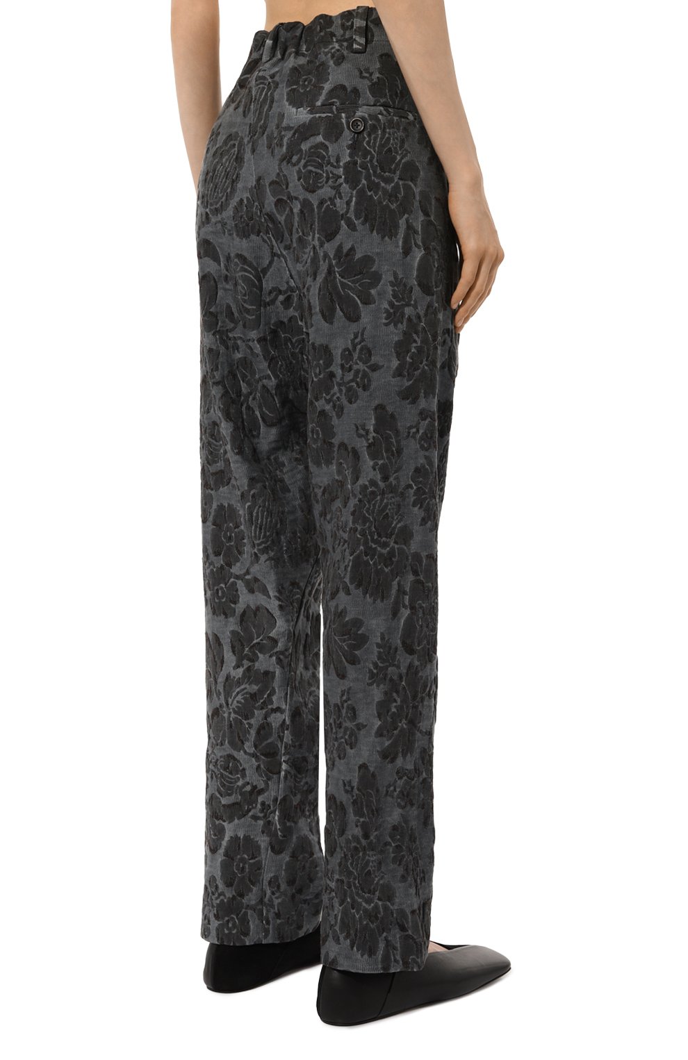 Брюки изо льна и хлопка UMA WANG, арт. UM3514, фото 4