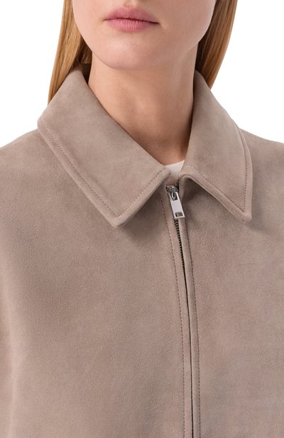 Замшевый бомбер 12 STOREEZ, арт. 136637, фото 5