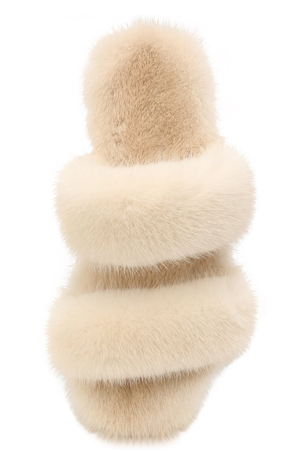 Сандалии из меха норки bleach SAINT LAURENT, арт. 649419/E0E00, фото 5