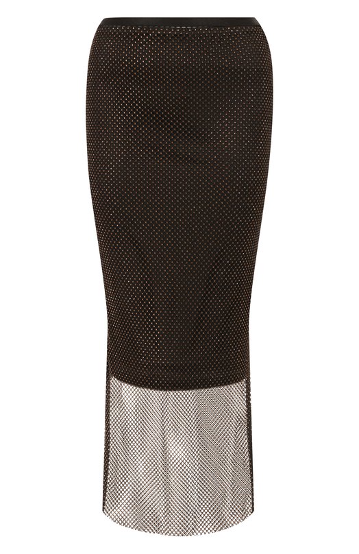 Юбка с отделкой стразами Sportmax RETE Чёрный RETE