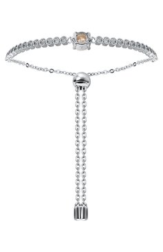 Женский браслет matrix tennis SWAROVSKI серебряного цвета, арт. 5690694 | Фото 3 (Материал сплава: Проставлено; Материал: Металл, Кристаллы; Нос: Не проставлено)
