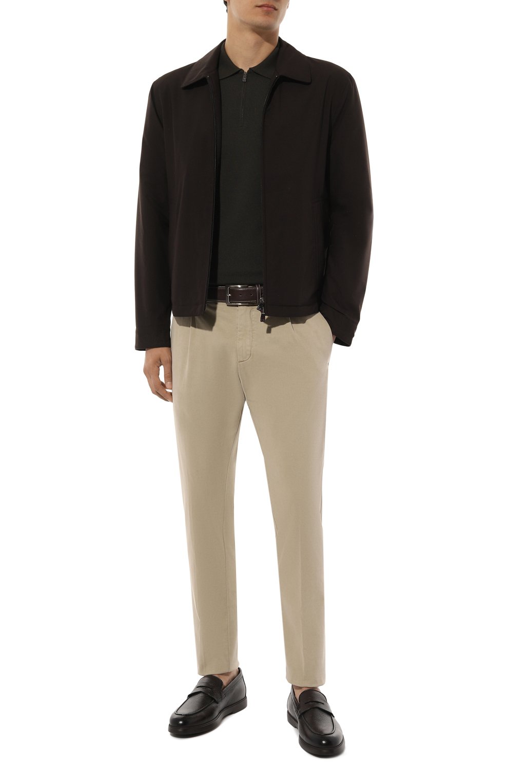 Кожаные пенни-лоферы edwin BLU BARRETT, арт. EDWIN-12095.5, фото 2