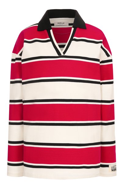 Женская хлопковый лонгслив REPLAY, арт. W3408 .000.52765