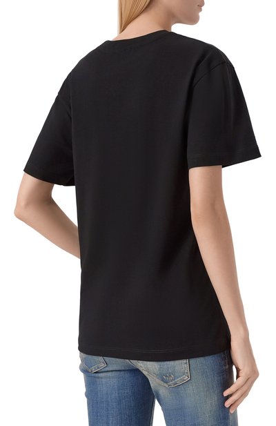 Хлопковая футболка COMME DES FUCKDOWN черного цвета по цене 5525 руб., арт. CFABW01356, фото 4 Хлопковая футболка COMME DES FUCKDOWN, арт. CFABW01356, фото 4