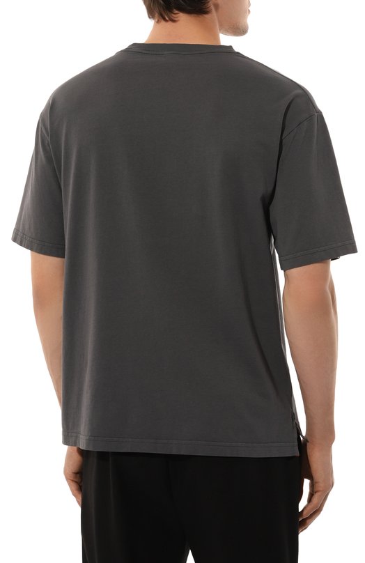 Хлопковая футболка Kiton UMK042102 Серый  UMK042102 Фото 4