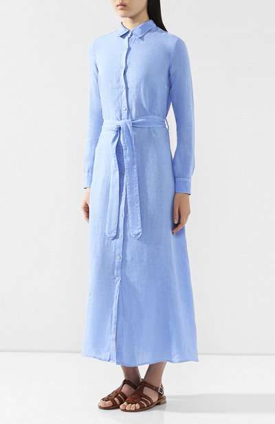 Льняное платье 120% LINO, арт. R1W40HE/0115/000, фото 3