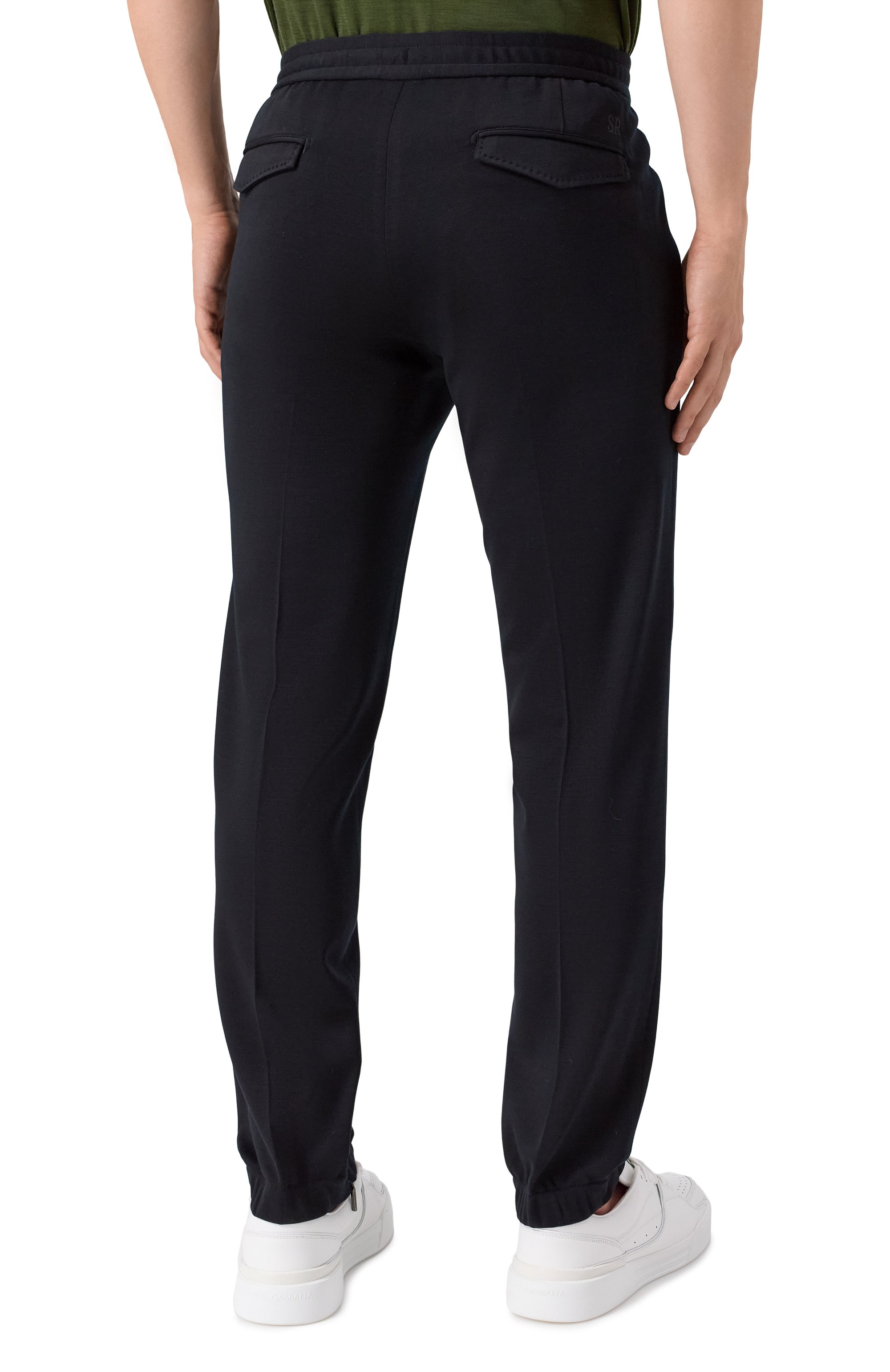 Шерстяные джоггеры STEFANO RICCI черного цвета по цене 68250 руб., арт. M1T5300030/W0001R, фото 4 Шерстяные джоггеры STEFANO RICCI, арт. M1T5300030/W0001R, фото 4