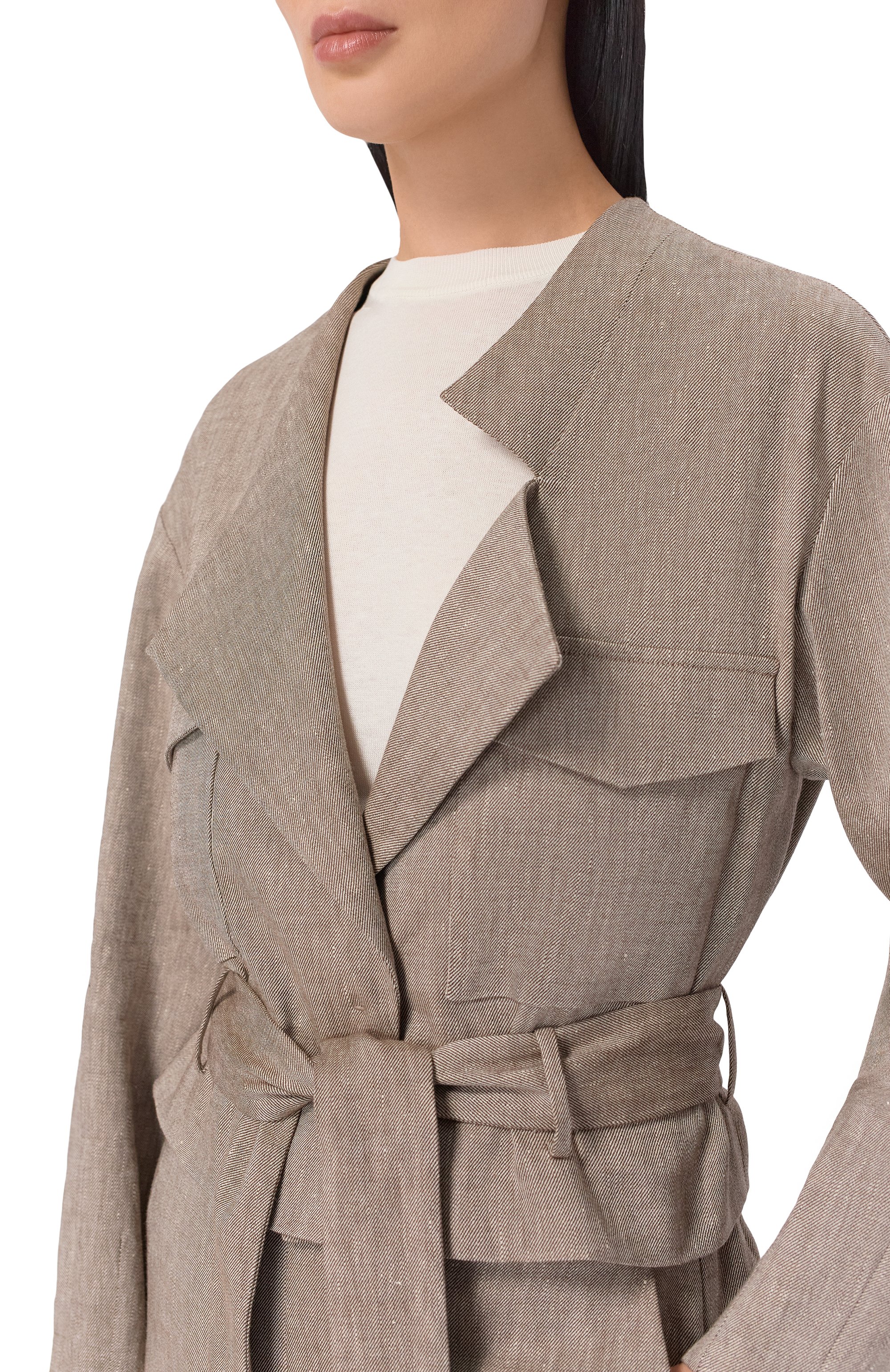 Жакет изо льна и вискозы LORENA ANTONIAZZI, арт. E2624GA47A/5154, фото 5