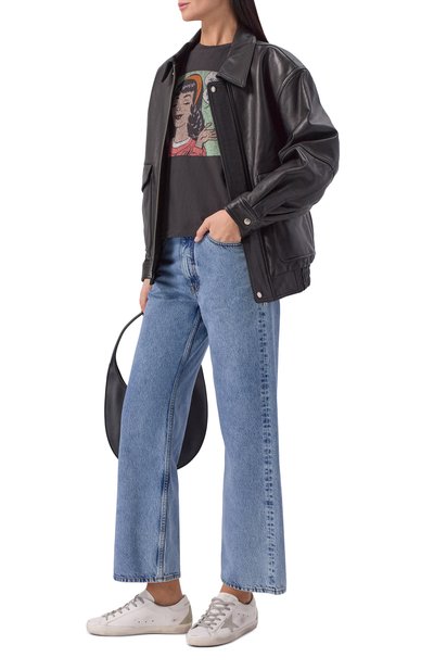 Кожаные кеды super-star GOLDEN GOOSE DELUXE BRAND, арт. GWF00102.F004685, фото 3