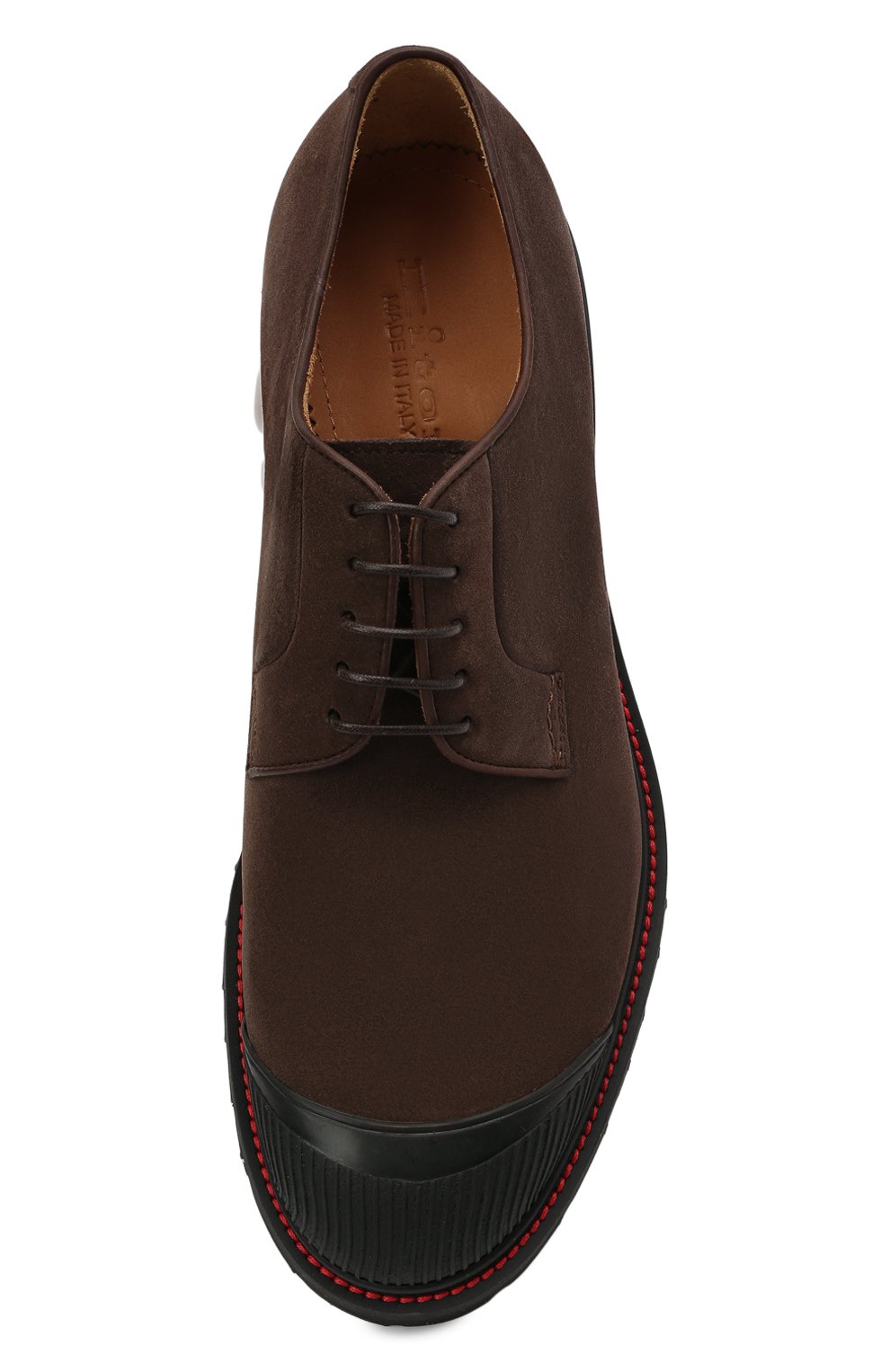 Замшевые дерби KITON, арт. USSR0BEN00689, фото 5