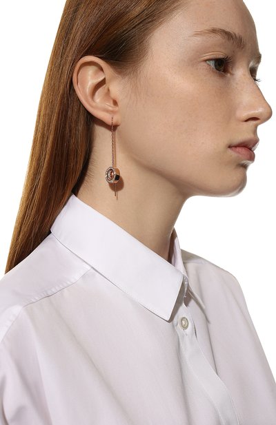 Серьги hollow SWAROVSKI золотого цвета по цене 12950 руб., арт. 5636504, фото 2 Серьги hollow SWAROVSKI, арт. 5636504, фото 2