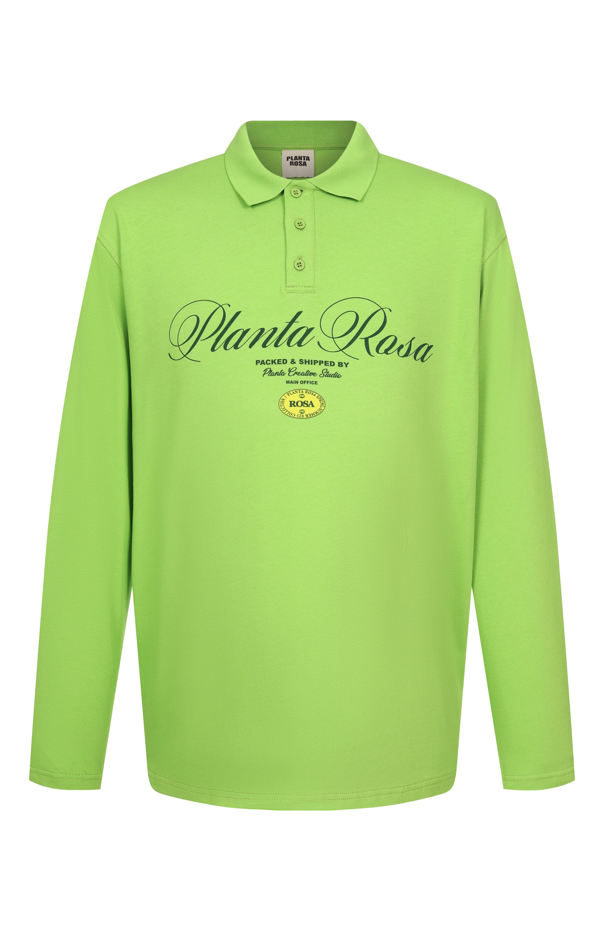 Хлопковое поло PLANTA ROSA, арт. PR/POLOLONG/CREATIVE-STUDIO/220, фото 1
