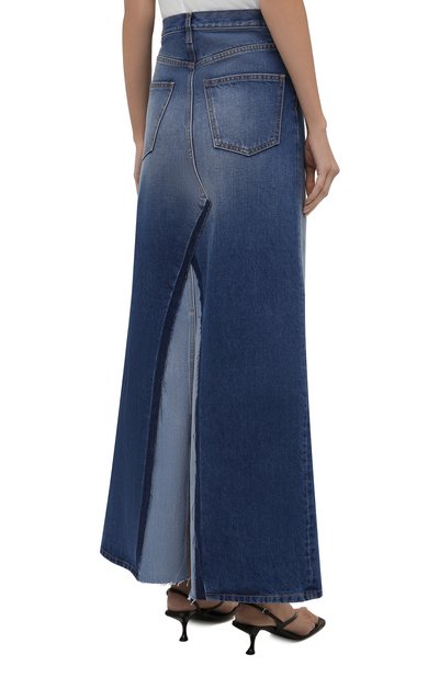 Джинсовая юбка MAISON MARGIELA голубого цвета по цене 93850 руб., арт. S51MA0458/S30561, фото 4 Джинсовая юбка MAISON MARGIELA, арт. S51MA0458/S30561, фото 4